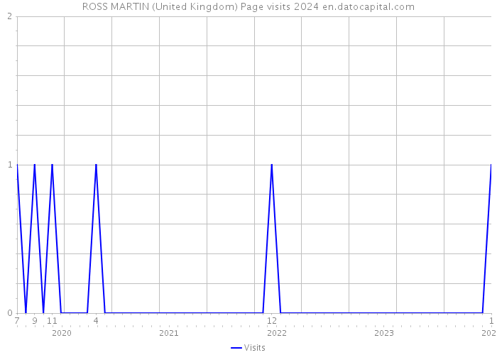 ROSS MARTIN (United Kingdom) Page visits 2024 