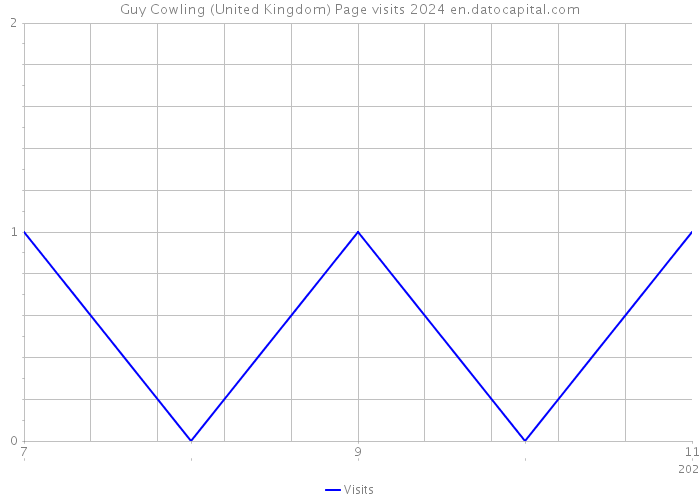 Guy Cowling (United Kingdom) Page visits 2024 