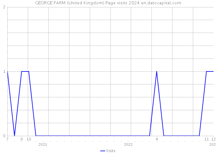 GEORGE FARM (United Kingdom) Page visits 2024 