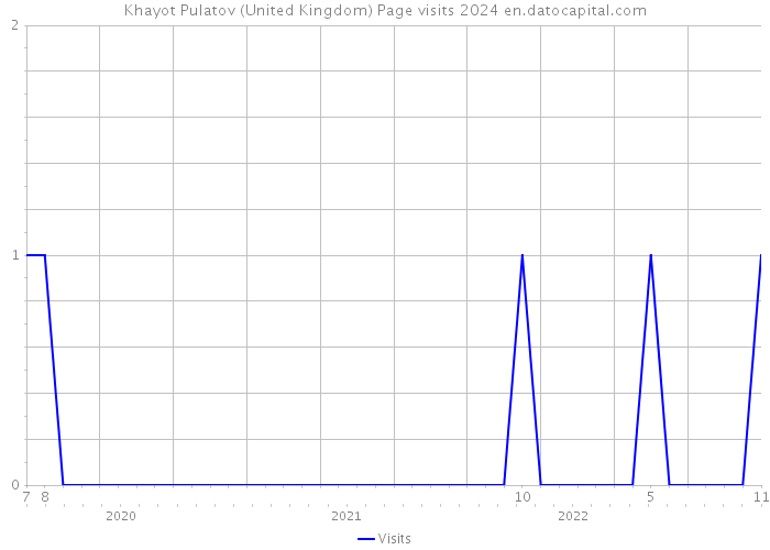 Khayot Pulatov (United Kingdom) Page visits 2024 