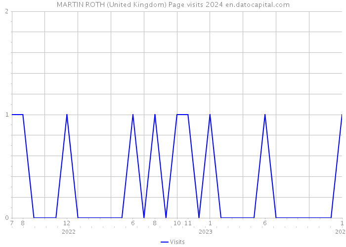MARTIN ROTH (United Kingdom) Page visits 2024 