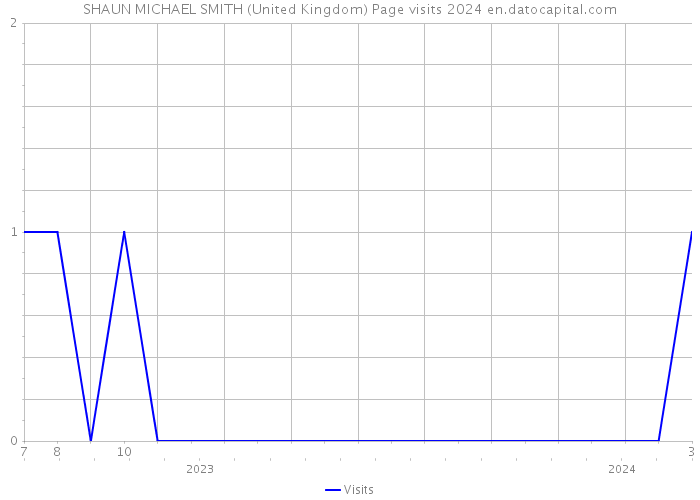 SHAUN MICHAEL SMITH (United Kingdom) Page visits 2024 