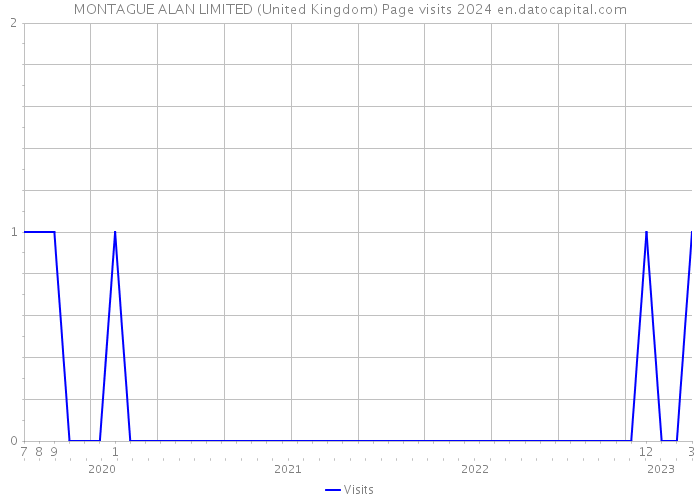 MONTAGUE ALAN LIMITED (United Kingdom) Page visits 2024 