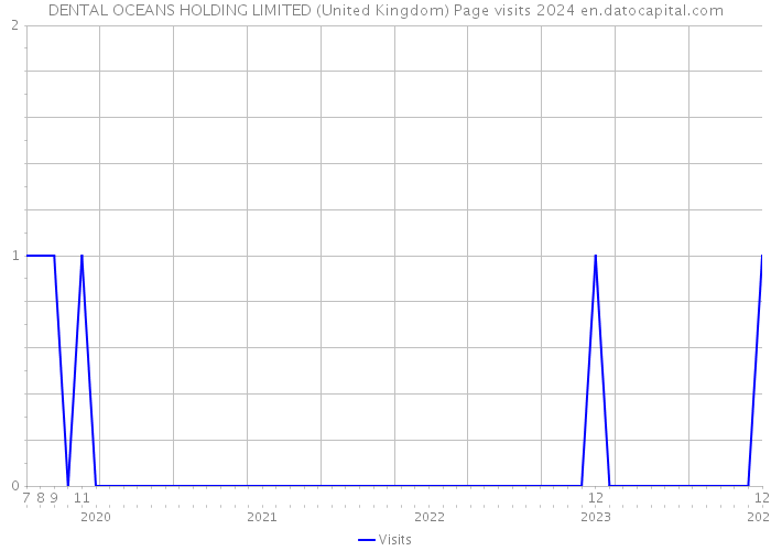 DENTAL OCEANS HOLDING LIMITED (United Kingdom) Page visits 2024 