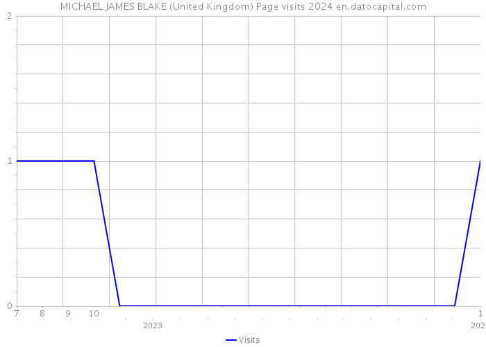 MICHAEL JAMES BLAKE (United Kingdom) Page visits 2024 