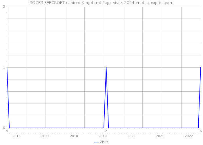 ROGER BEECROFT (United Kingdom) Page visits 2024 