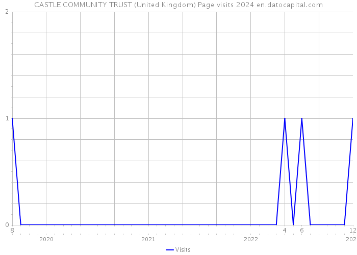 CASTLE COMMUNITY TRUST (United Kingdom) Page visits 2024 