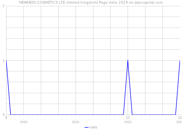 NEWNESS COSMETICS LTD (United Kingdom) Page visits 2024 