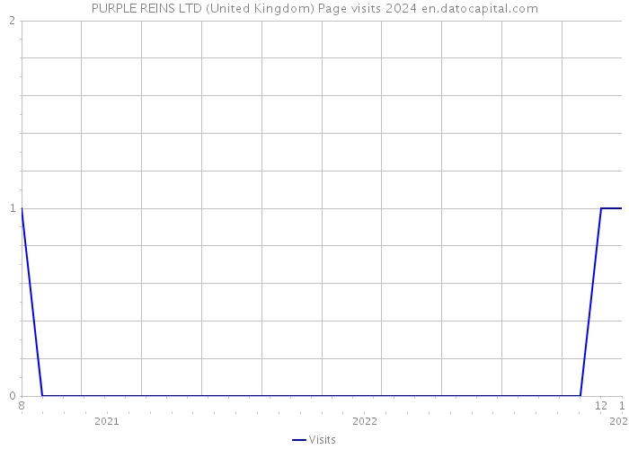 PURPLE REINS LTD (United Kingdom) Page visits 2024 