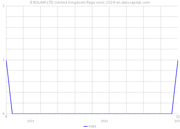 E BOLAM LTD (United Kingdom) Page visits 2024 