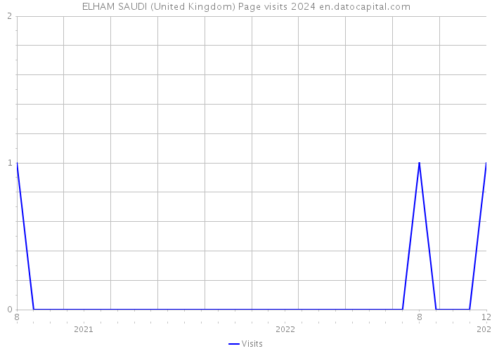 ELHAM SAUDI (United Kingdom) Page visits 2024 