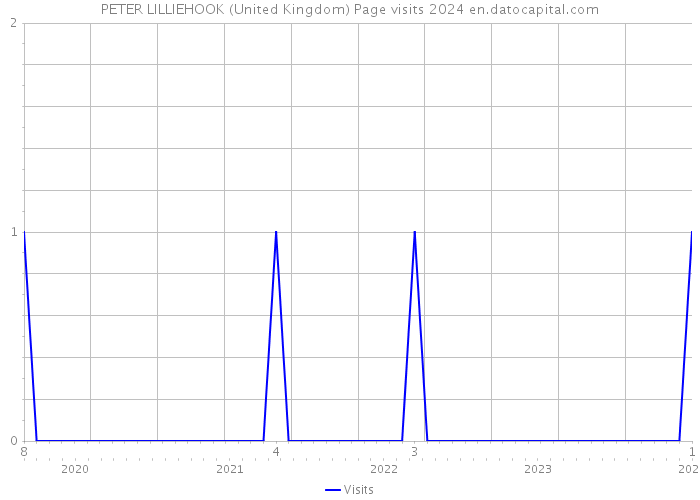 PETER LILLIEHOOK (United Kingdom) Page visits 2024 