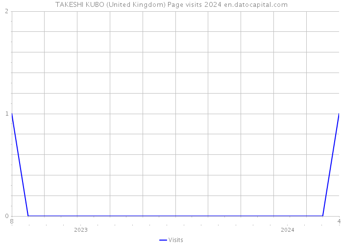 TAKESHI KUBO (United Kingdom) Page visits 2024 