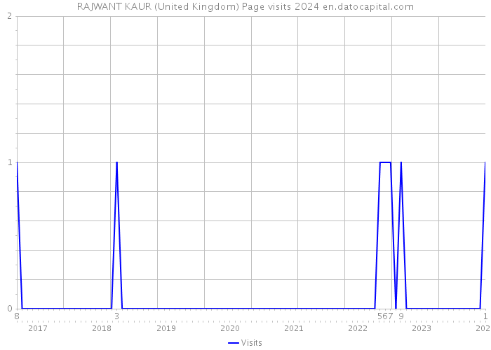 RAJWANT KAUR (United Kingdom) Page visits 2024 