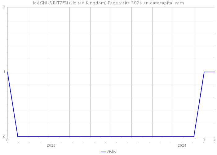 MAGNUS RITZEN (United Kingdom) Page visits 2024 