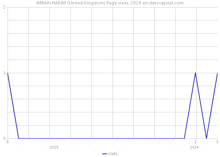 IMRAN HAKIM (United Kingdom) Page visits 2024 
