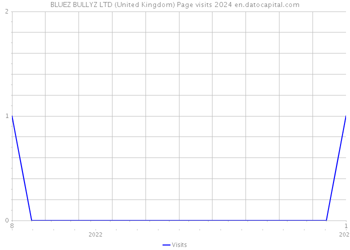 BLUEZ BULLYZ LTD (United Kingdom) Page visits 2024 