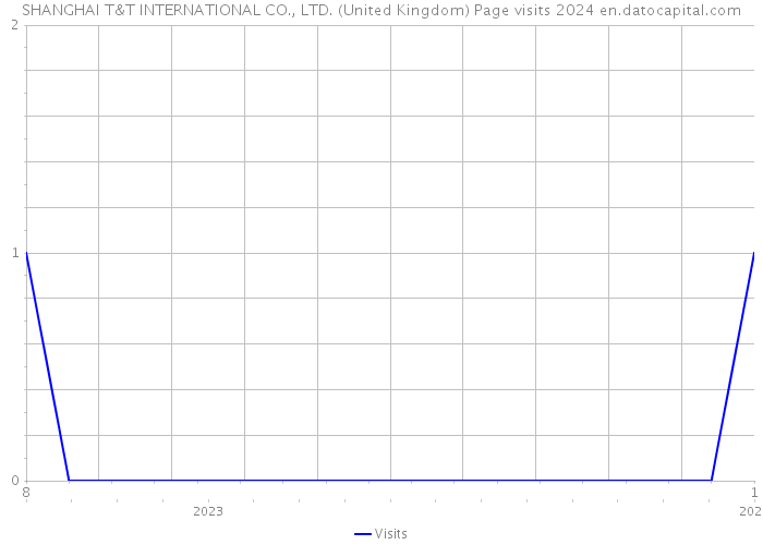 SHANGHAI T&T INTERNATIONAL CO., LTD. (United Kingdom) Page visits 2024 