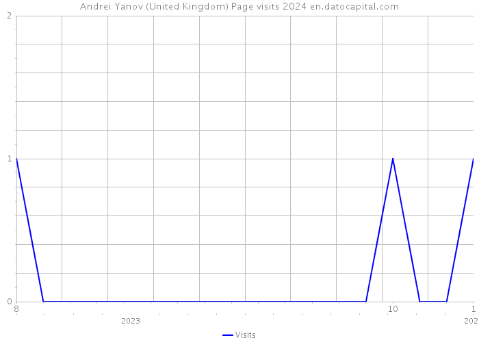 Andrei Yanov (United Kingdom) Page visits 2024 