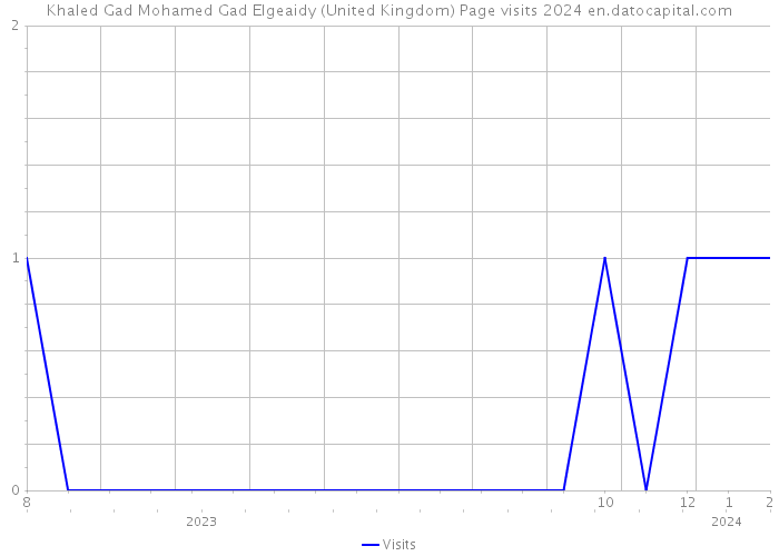 Khaled Gad Mohamed Gad Elgeaidy (United Kingdom) Page visits 2024 