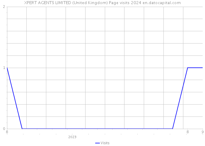 XPERT AGENTS LIMITED (United Kingdom) Page visits 2024 