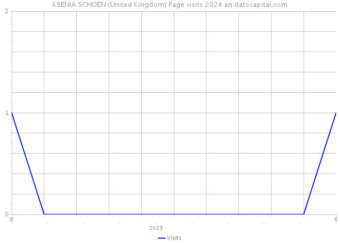 KSENIA SCHOEN (United Kingdom) Page visits 2024 