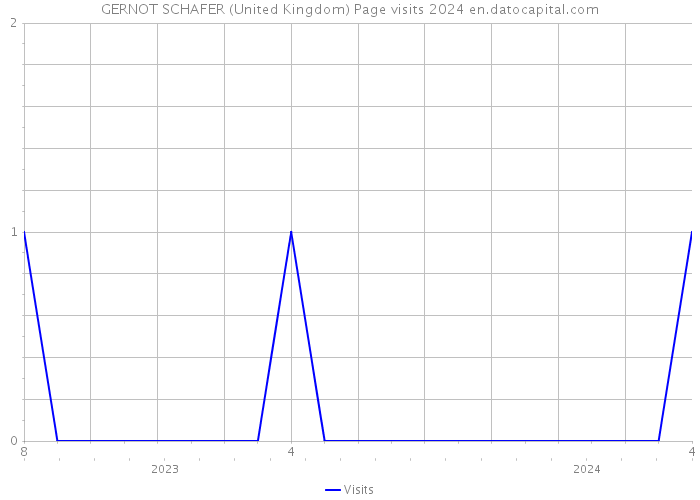 GERNOT SCHAFER (United Kingdom) Page visits 2024 