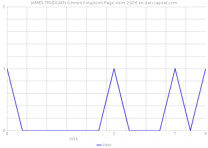JAMES TRUDGIAN (United Kingdom) Page visits 2024 