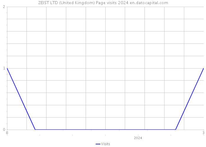 ZEIST LTD (United Kingdom) Page visits 2024 
