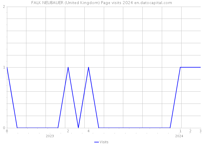 FALK NEUBAUER (United Kingdom) Page visits 2024 