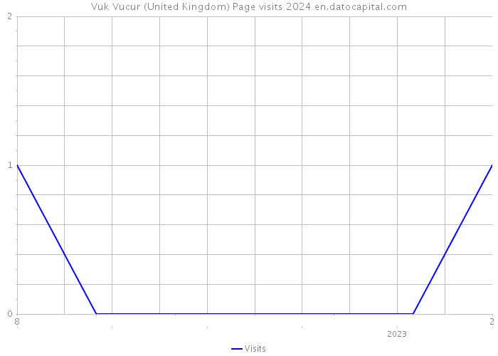 Vuk Vucur (United Kingdom) Page visits 2024 