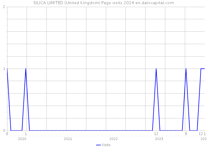 SILICA LIMITED (United Kingdom) Page visits 2024 