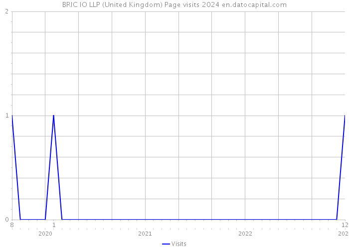 BRIC IO LLP (United Kingdom) Page visits 2024 