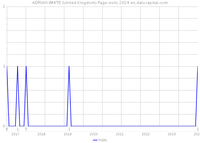 ADRIAN WHITE (United Kingdom) Page visits 2024 