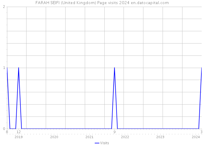 FARAH SEIFI (United Kingdom) Page visits 2024 