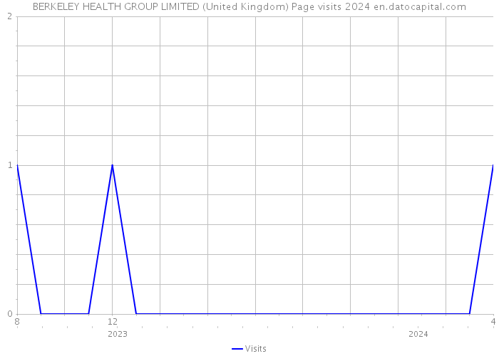 BERKELEY HEALTH GROUP LIMITED (United Kingdom) Page visits 2024 