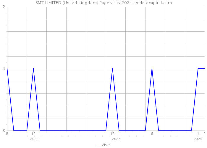 SMT LIMITED (United Kingdom) Page visits 2024 