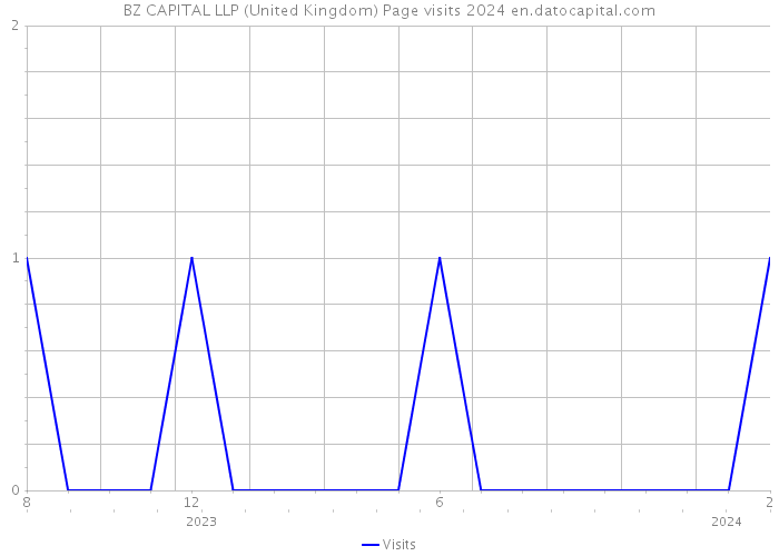 BZ CAPITAL LLP (United Kingdom) Page visits 2024 
