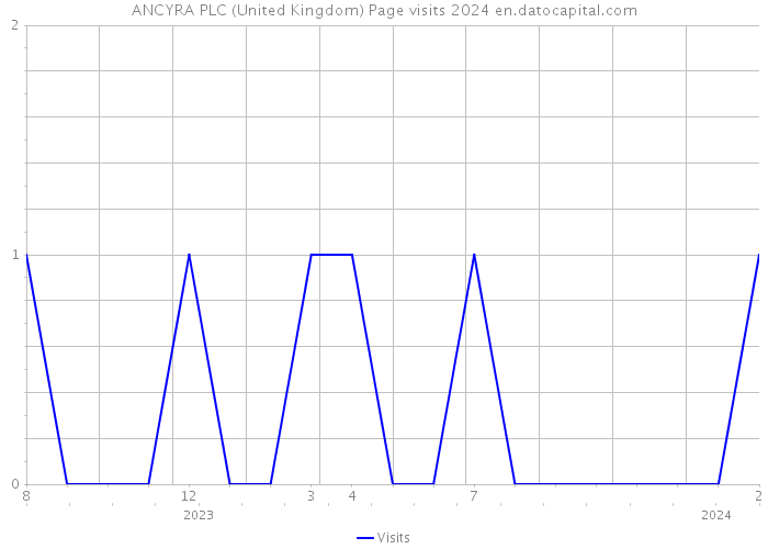 ANCYRA PLC (United Kingdom) Page visits 2024 