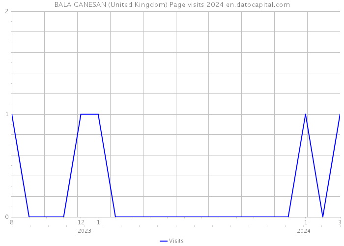 BALA GANESAN (United Kingdom) Page visits 2024 