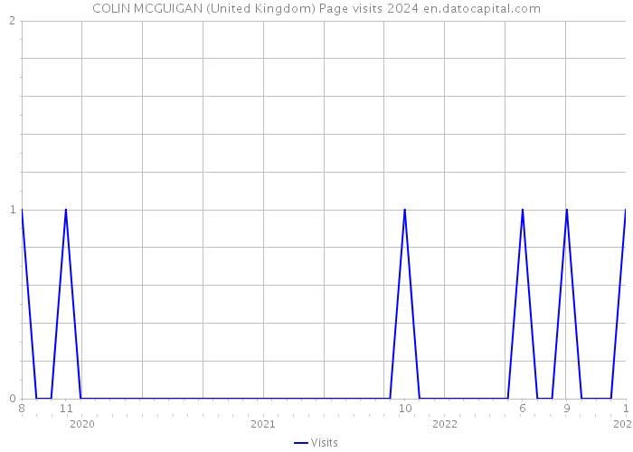 COLIN MCGUIGAN (United Kingdom) Page visits 2024 