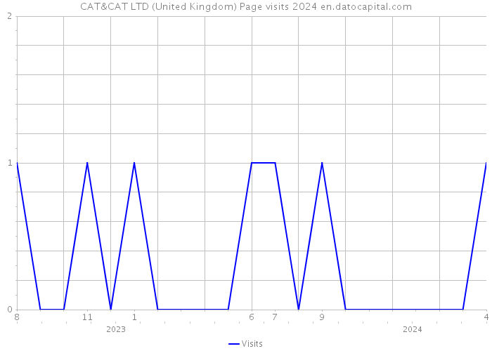 CAT&CAT LTD (United Kingdom) Page visits 2024 