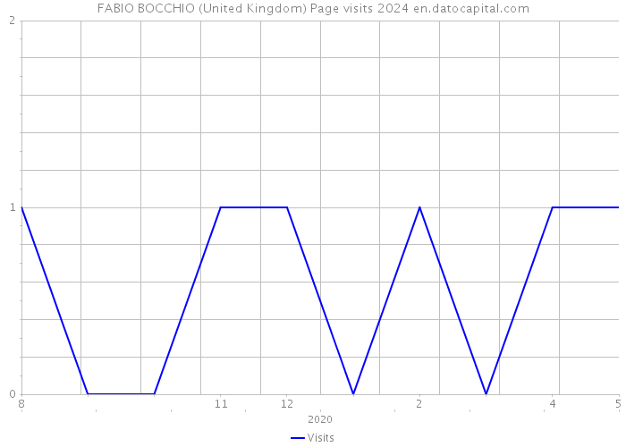 FABIO BOCCHIO (United Kingdom) Page visits 2024 