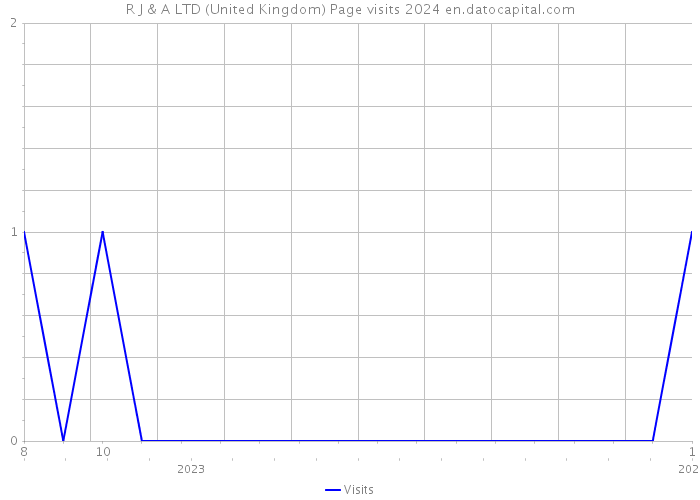R J & A LTD (United Kingdom) Page visits 2024 