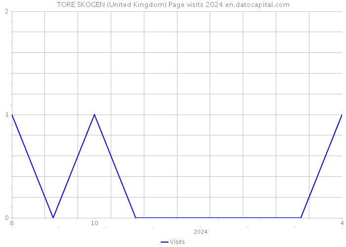 TORE SKOGEN (United Kingdom) Page visits 2024 