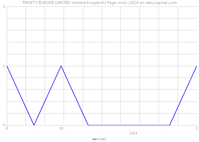 TRINITY EUROPE LIMITED (United Kingdom) Page visits 2024 