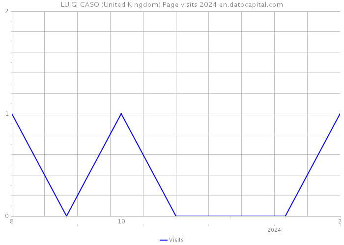 LUIGI CASO (United Kingdom) Page visits 2024 