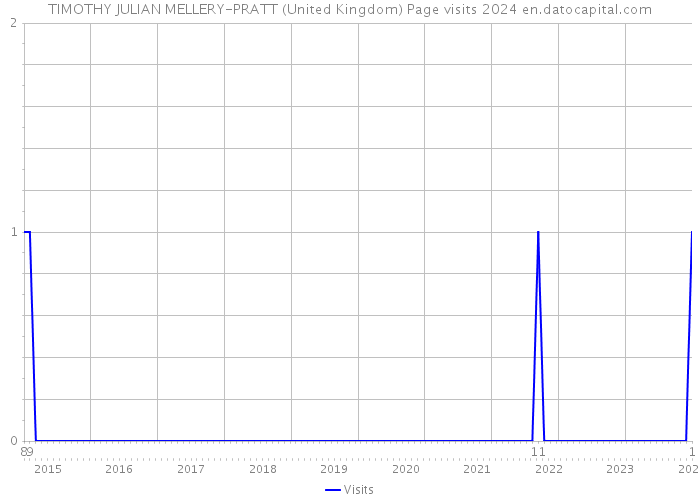 TIMOTHY JULIAN MELLERY-PRATT (United Kingdom) Page visits 2024 