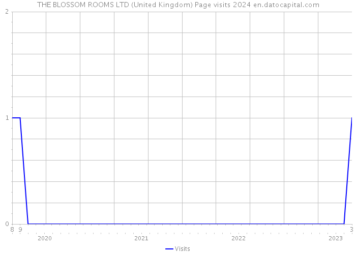 THE BLOSSOM ROOMS LTD (United Kingdom) Page visits 2024 