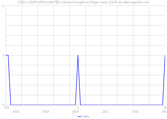 CIELO GARFORTH LIMITED (United Kingdom) Page visits 2024 